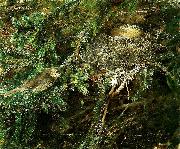 bruno liljefors taltrast vid boet oil painting on canvas